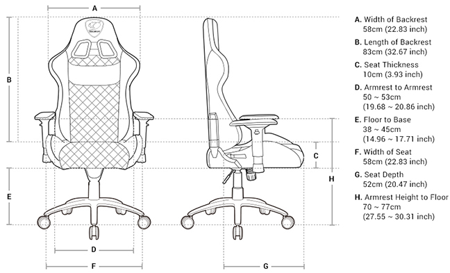 COUGAR Gaming Chair Armor PRO